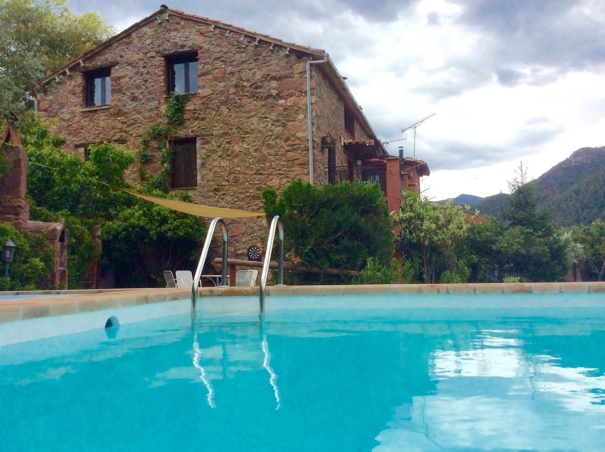 Casa Rural Con Piscina Y Vistas Al Valle - Cal Pallares Argestues Екстериор снимка